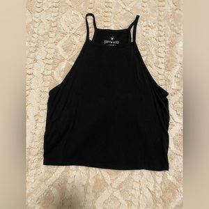 American eagle cropped blank tank